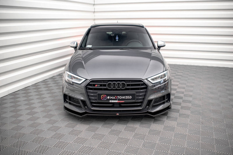 Audi S3 8V Facelift Sportback - LAME DE PARE-CHOC AVANT MAXTON DESIGN V.2