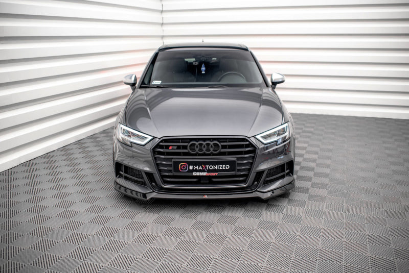Audi S3 8V Facelift Sportback - LAME DE PARE-CHOC AVANT MAXTON DESIGN V.3