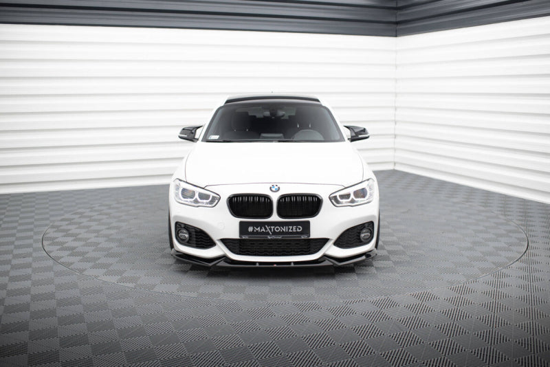 BMW Série 1 F20 / F21 LCI - LAME DE PARE-CHOC AVANT MAXTON DESIGN V.5