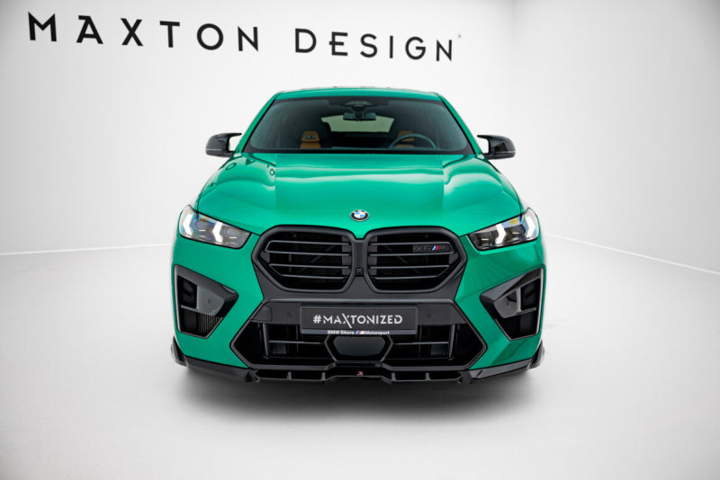 BMW X6M F96 LCI - LAME DE PARE-CHOC AVANT MAXTON DESIGN V.1