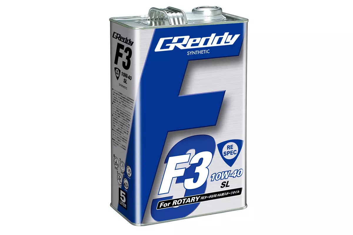 GReddy F3 RE-SPEC 10W40 – Huile Moteur Rotary Mazda RX-7 & RX-8