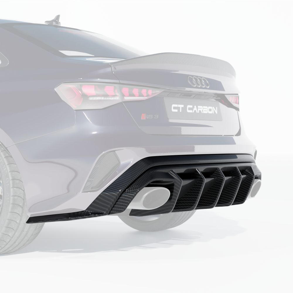 Audi RS3 8Y Berline - Diffuseur arrière en carbone V1 2025+