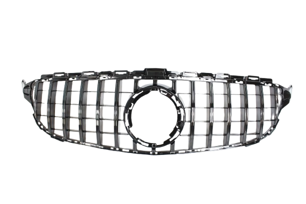 MERCEDES C63S W205 – Black Panamericana Grille (Without Camera)