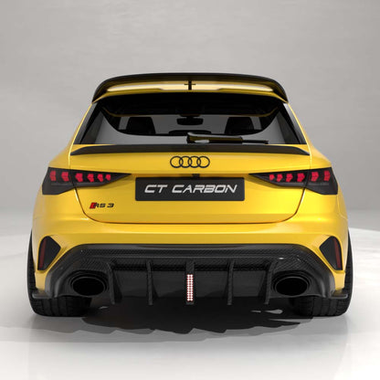 Audi RS3 8Y SportBack - Diffuseur arrière en carbone avec LED V2