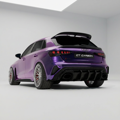 Audi A3 8Y SportBack - Becquet en carbone V3