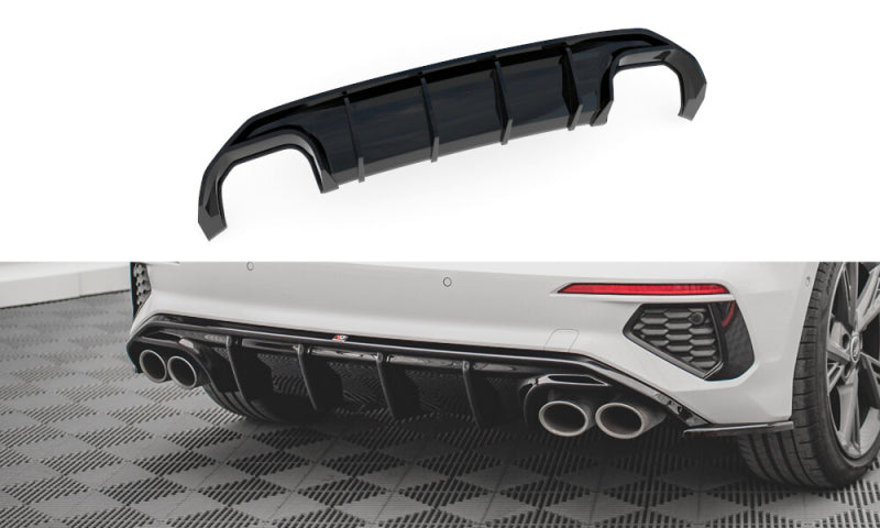 Audi S3 8Y Sportback - DIFFUSEUR ARRIÈRE MAXTON DESIGN OO-OO