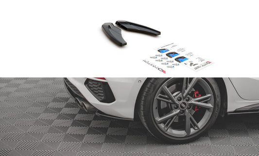 Audi S3 8Y Sportback - LAMES DE PARE-CHOC ARRIÈRE LATERALES MAXTON DESIGN