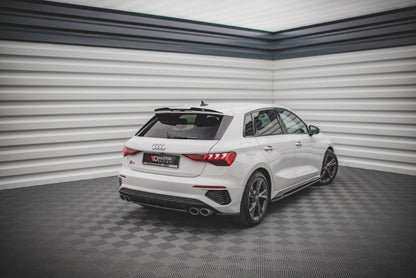 Audi S3 8Y Sportback - LAMES DE PARE-CHOC ARRIÈRE LATERALES MAXTON DESIGN