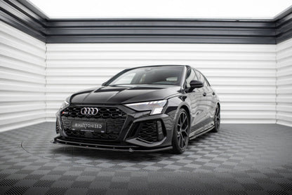 Audi RS3 8Y - LAME DE PARE-CHOC AVANT MAXTON DESIGN