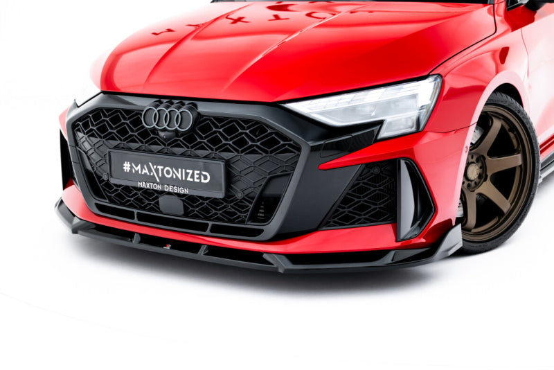 Audi RS3 8Y 2024+ - LAME DE PARE-CHOC AVANT MAXTON DESIGN V.3
