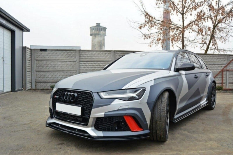 Audi RS6 C7 - LAME DE PARE-CHOC AVANT MAXTON DESIGN V.1