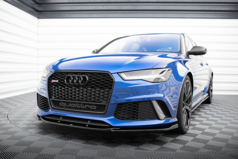 Audi RS6 C7 - LAME DE PARE-CHOC AVANT MAXTON DESIGN V.3