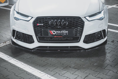Audi RS6 C7 - LAME DE PARE-CHOC AVANT MAXTON DESIGN V.4