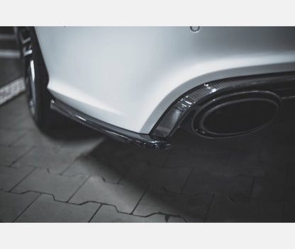 Audi RS6 C7 - LAMES DE PARE-CHOC ARRIÈRE LATERALES MAXTON DESIGN