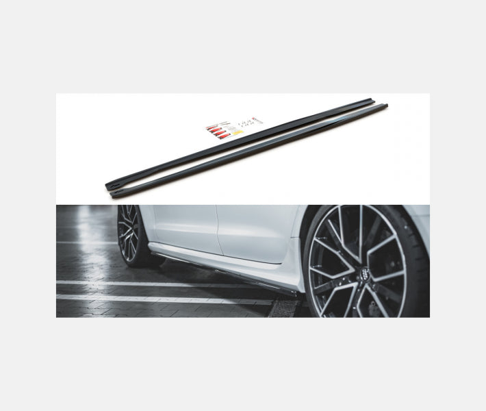 Audi RS6 C7 - LAME DE BAS DE CAISSE RACING MAXTON DESIGN V.2