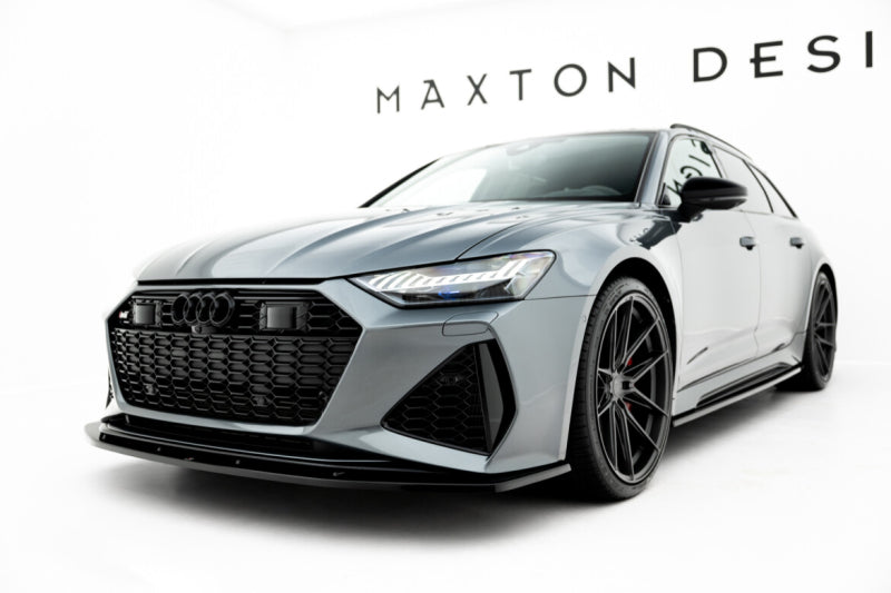 Audi RS6 C8 - LAME DE PARE-CHOC AVANT MAXTON DESIGN V.2
