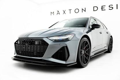 Audi RS6 C8 - LAME DE PARE-CHOC AVANT MAXTON DESIGN V.2