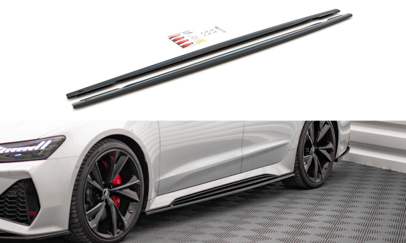 Audi RS6 C8 - RAJOUT DES BAS DE CAISSE RACING V.2 MAXTON DESIGN