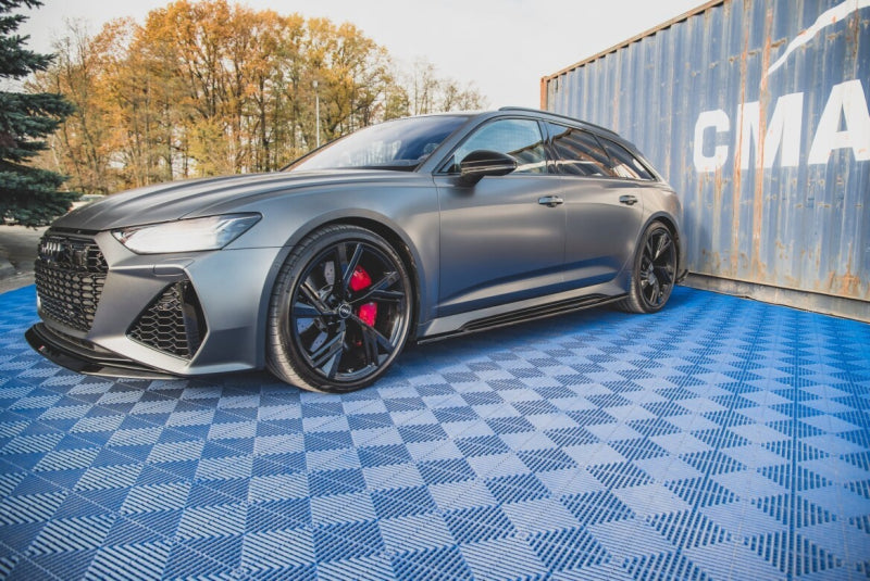 Audi RS6 C8 - RAJOUT DES BAS DE CAISSE RACING V.2 MAXTON DESIGN