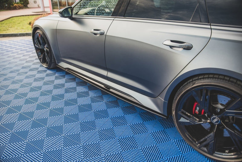 Audi RS6 C8 - RAJOUT DES BAS DE CAISSE RACING V.2 MAXTON DESIGN