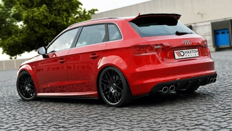 Audi S3 8V Sportback - LAMES DE PARE-CHOCS ARRIÈRE LATERALES MAXTON DESIGN