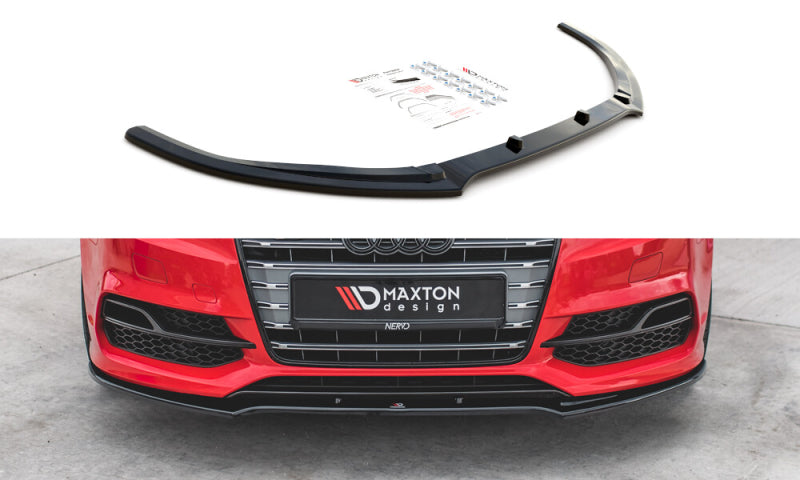 Audi S3 8V Limousine - LAME DE PARE-CHOC AVANT MAXTON DESIGN V.1