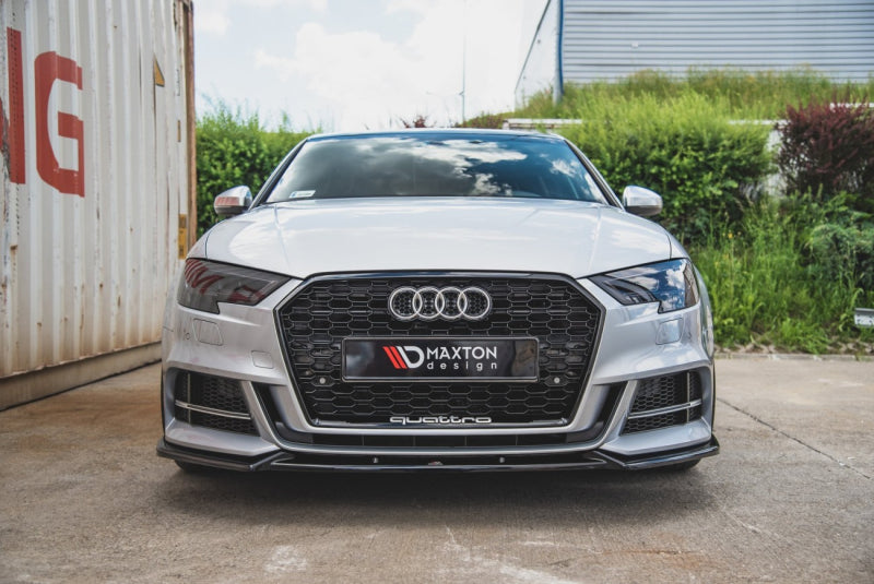 Audi S3 8V Facelift - LAME DE PARE-CHOC AVANT MAXTON DESIGN V.3