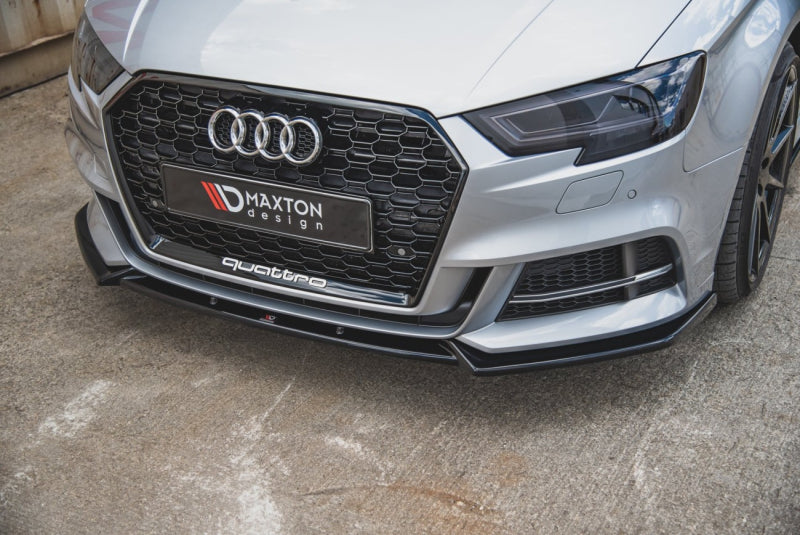 Audi S3 8V Facelift - LAME DE PARE-CHOC AVANT MAXTON DESIGN V.3