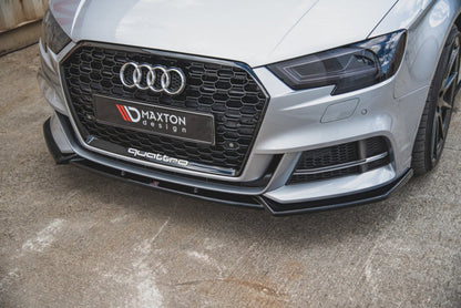 Audi S3 8V Facelift - LAME DE PARE-CHOC AVANT MAXTON DESIGN V.3