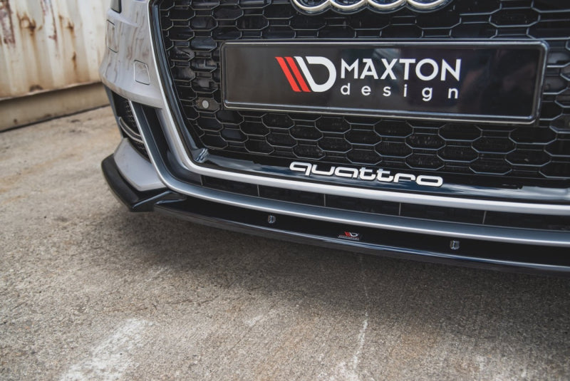 Audi S3 8V Facelift - LAME DE PARE-CHOC AVANT MAXTON DESIGN V.3