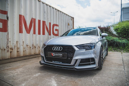 Audi S3 8V Facelift - LAME DE PARE-CHOC AVANT MAXTON DESIGN V.3