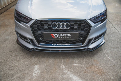 Audi S3 8V Facelift - LAME DE PARE-CHOC AVANT MAXTON DESIGN V.3