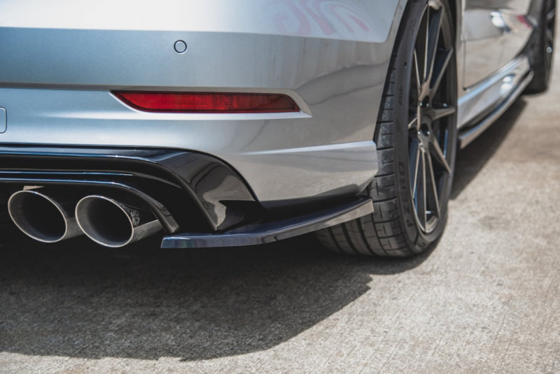 Audi S3 8V Facelift - LAMES DE PARE-CHOCS ARRIÈRE LATERALES MAXTON DESIGN