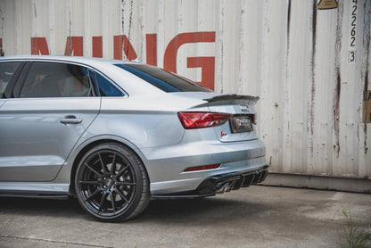 Audi S3 8V Facelift - LAMES DE PARE-CHOCS ARRIÈRE LATERALES MAXTON DESIGN