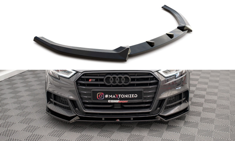 Audi S3 8V Facelift Sportback - LAME DE PARE-CHOC AVANT MAXTON DESIGN V.1
