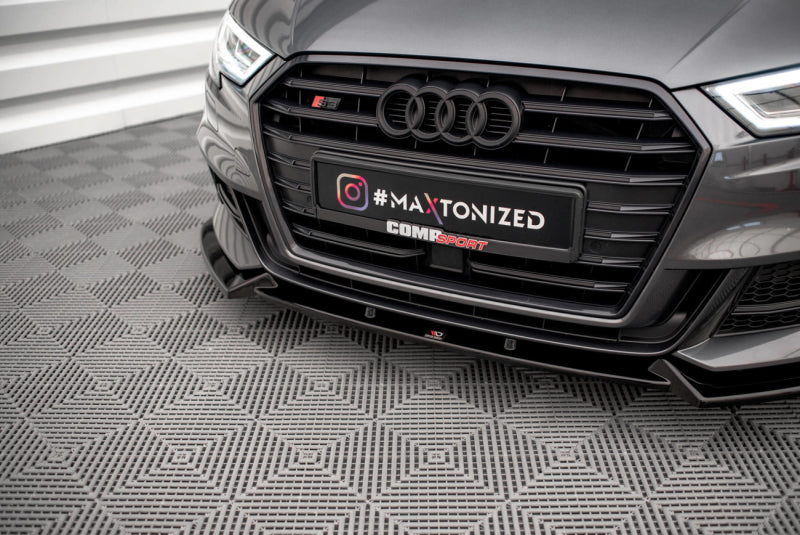 Audi S3 8V Facelift Sportback - LAME DE PARE-CHOC AVANT MAXTON DESIGN V.1
