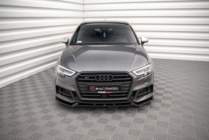 Audi S3 8V Facelift Sportback - LAME DE PARE-CHOC AVANT MAXTON DESIGN V.1