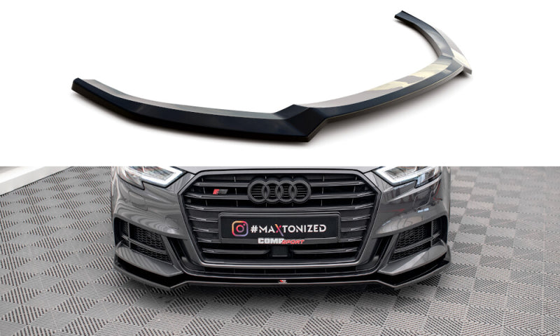 Audi S3 8V Facelift Sportback - LAME DE PARE-CHOC AVANT MAXTON DESIGN V.2