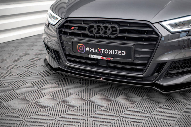 Audi S3 8V Facelift Sportback - LAME DE PARE-CHOC AVANT MAXTON DESIGN V.2