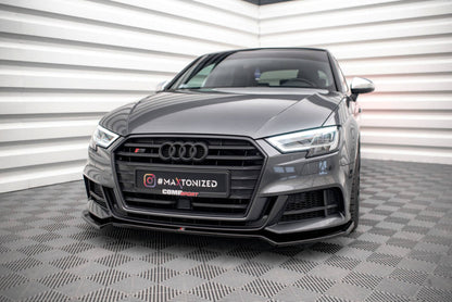 Audi S3 8V Facelift Sportback - LAME DE PARE-CHOC AVANT MAXTON DESIGN V.2