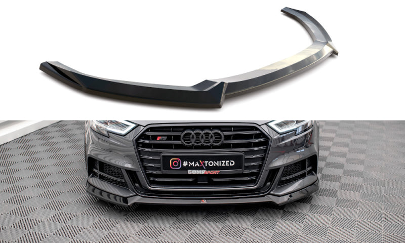 Audi S3 8V Facelift Sportback - LAME DE PARE-CHOC AVANT MAXTON DESIGN V.3