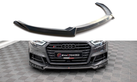 Audi S3 8V Facelift Sportback - LAME DE PARE-CHOC AVANT MAXTON DESIGN V.3