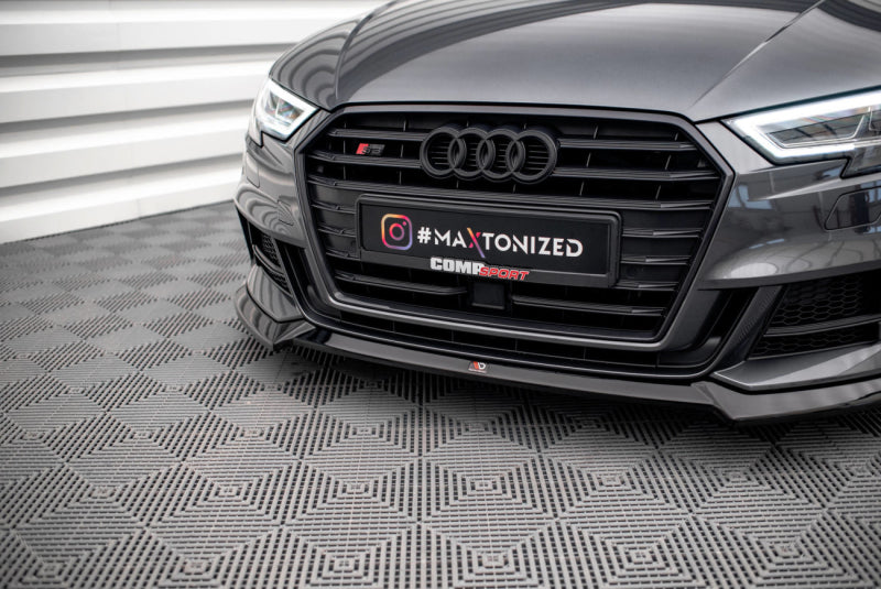 Audi S3 8V Facelift Sportback - LAME DE PARE-CHOC AVANT MAXTON DESIGN V.3