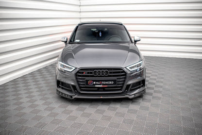 Audi S3 8V Facelift Sportback - LAME DE PARE-CHOC AVANT MAXTON DESIGN V.3