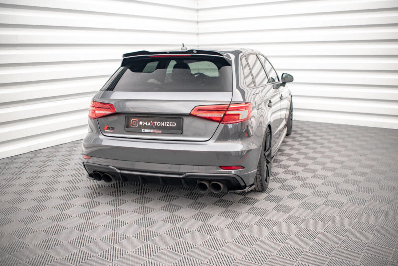 Audi S3 8V Facelift Sportback - LAMES DE PARE-CHOCS ARRIÈRE LATERALES MAXTON DESIGN