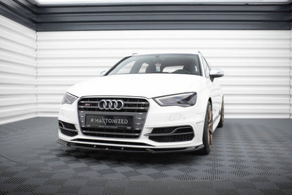 Audi S3 8V - LAME DE PARE-CHOC AVANT MAXTON DESIGN V.2