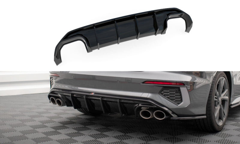 Audi S3 8Y Limousine - DIFFUSEUR ARRIÈRE MAXTON DESIGN OO-OO