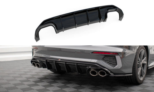 Audi S3 8Y Limousine - DIFFUSEUR ARRIÈRE MAXTON DESIGN OO-OO