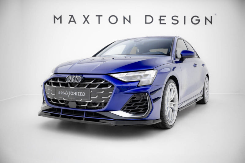Audi S3 8Y 2024+ Limousine - LAME DE PARE-CHOC AVANT MAXTON DESIGN V.1