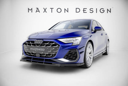 Audi S3 8Y 2024+ Limousine - LAME DE PARE-CHOC AVANT MAXTON DESIGN V.1